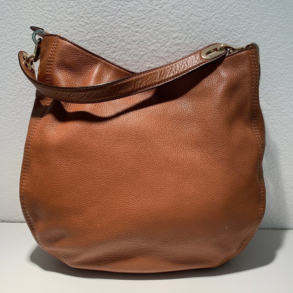 Michael Kors Leather Hobo Shoulder Bag